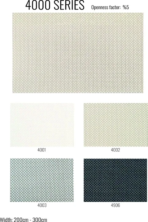 Sun Screen Curtain Fabric — Jalpersan Perde Sistemleri Ltd. Şti.