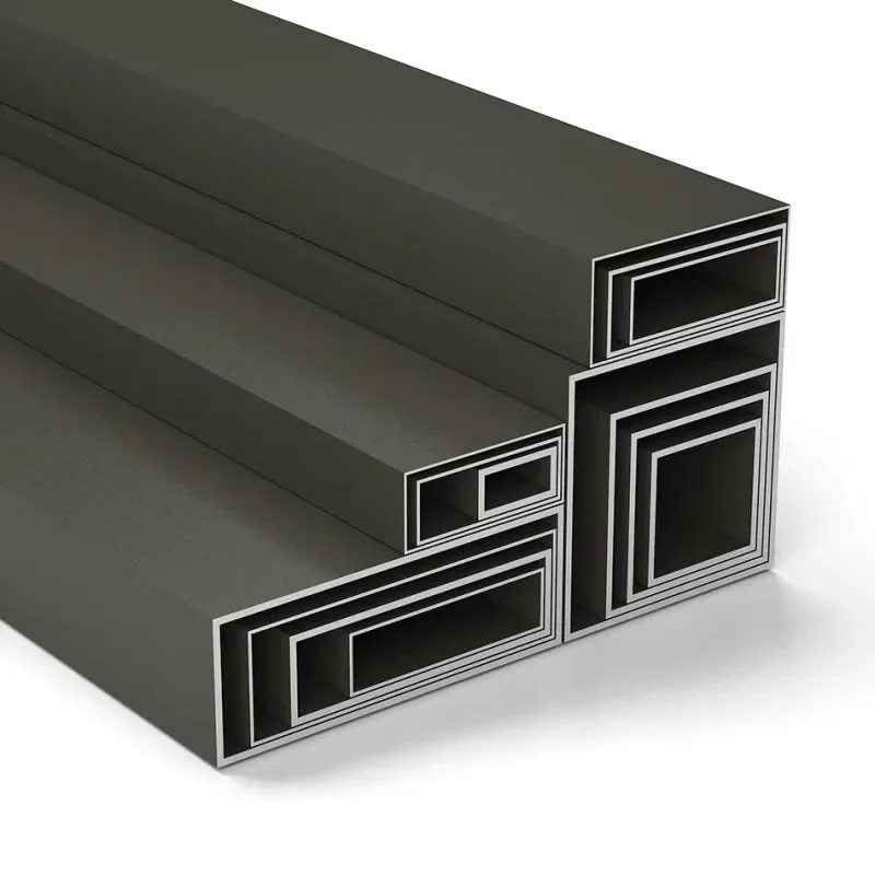 Aluminium Square (Box) Profiles — Jütesan Alüminyum San. Tic. A.Ş.