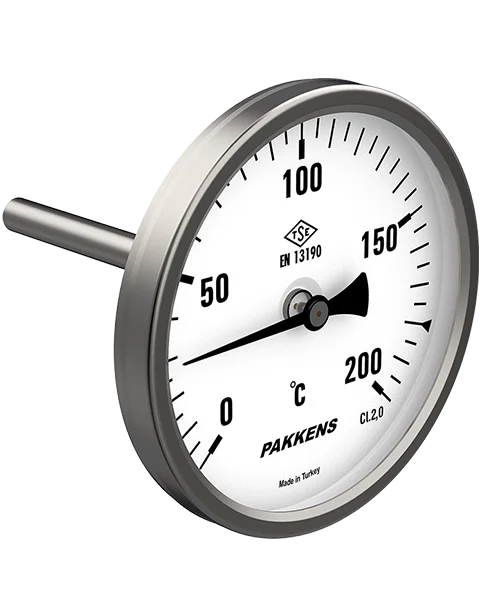 TE 100 Bimetal Thermometer — Pakkens A.Ş.