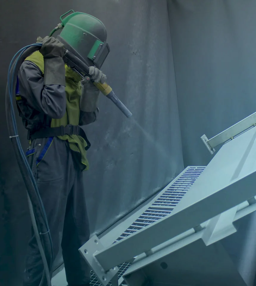 Sandblasting & Surface Preparation — Bosan Savunma ve Havacılık A.Ş.