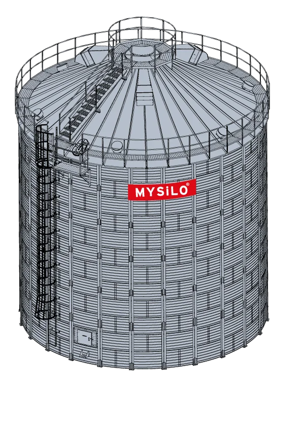 Flat Bottom Grain Silo (F Model) — Mysilo Tahıl Depolama Sistemleri San. A.Ş.