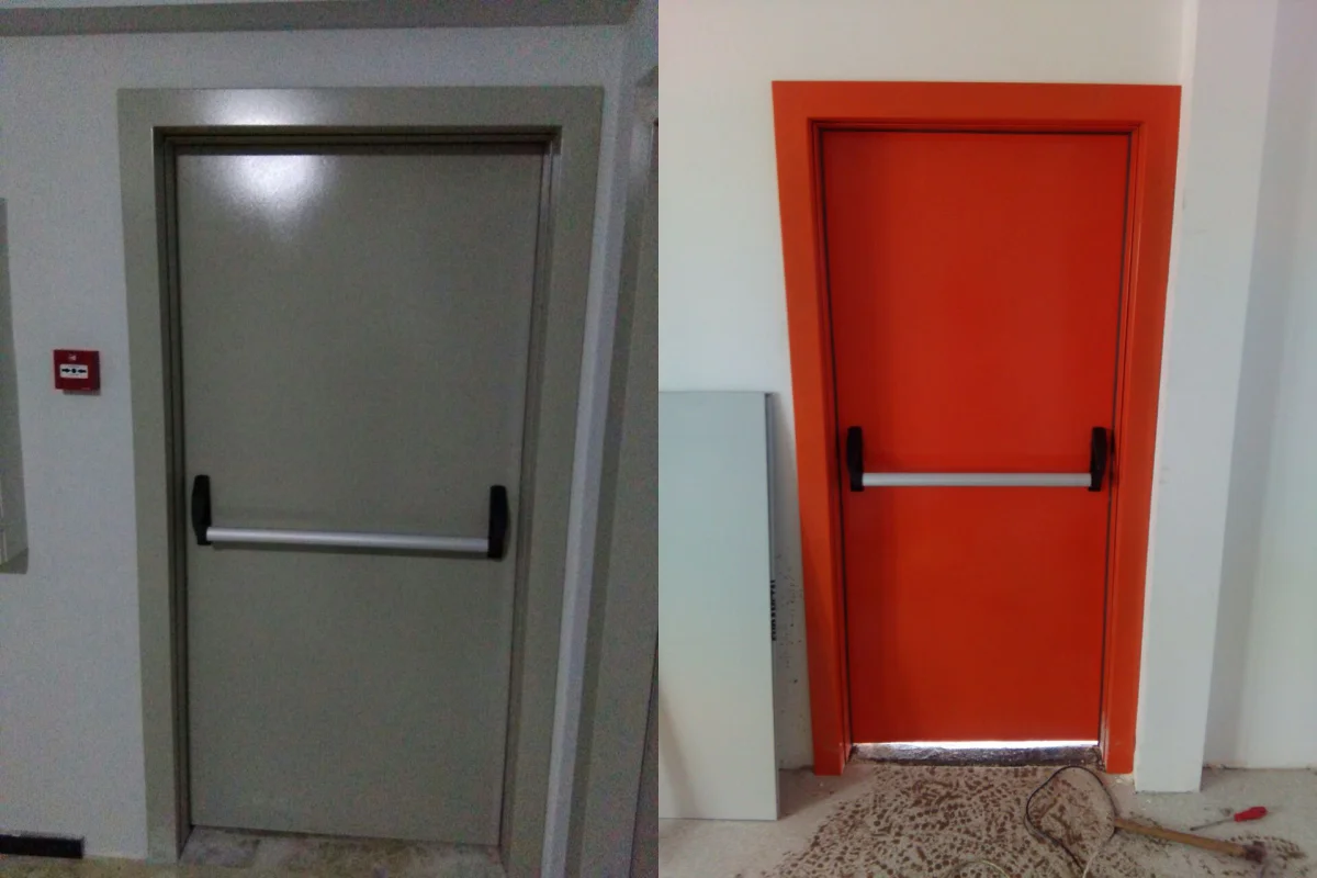 Single-Leaf Fire Door — Özçelik Yangın Kapısı