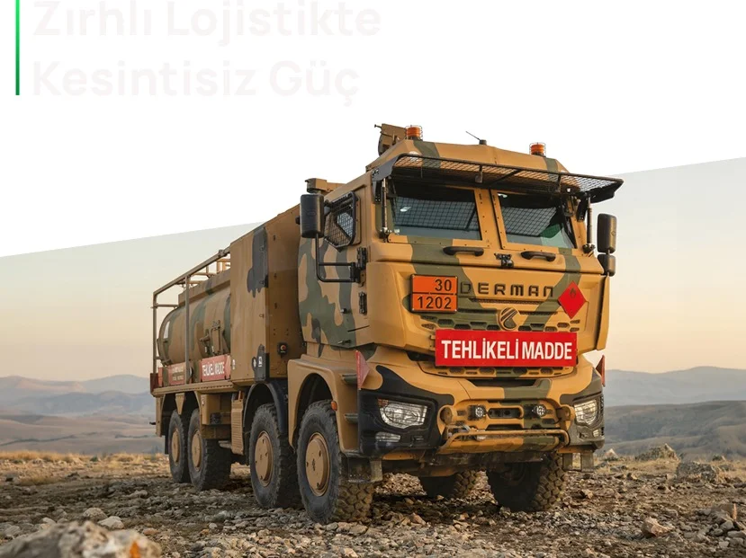 DERMAN 8x8 Armoured Logistic Vehicle — Koluman Otomotiv Endüstri A.Ş.