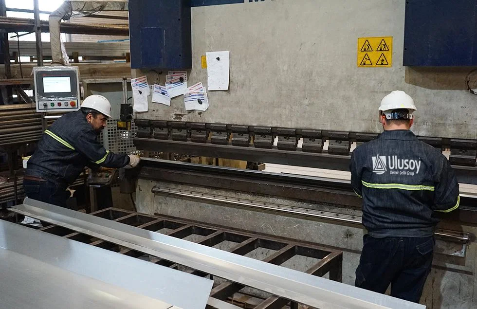 Sheet Cutting and Bending — Mersin Ulusoy Demir Çelik Grup