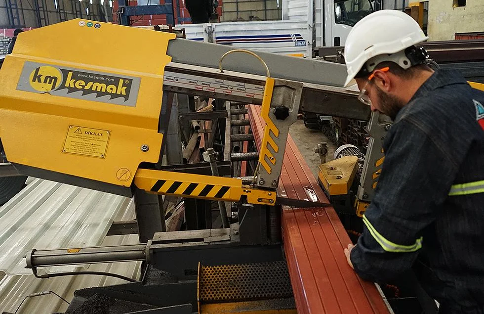 Profile, Flat Bar and Angle Cutting — Mersin Ulusoy Demir Çelik Grup