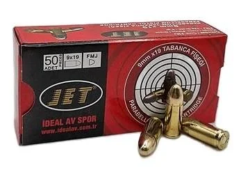 9x19 Metallic Ammunition — İdeal Av Spor Turizm İmalat Sanayi ve Ticaret Ltd. Şti.