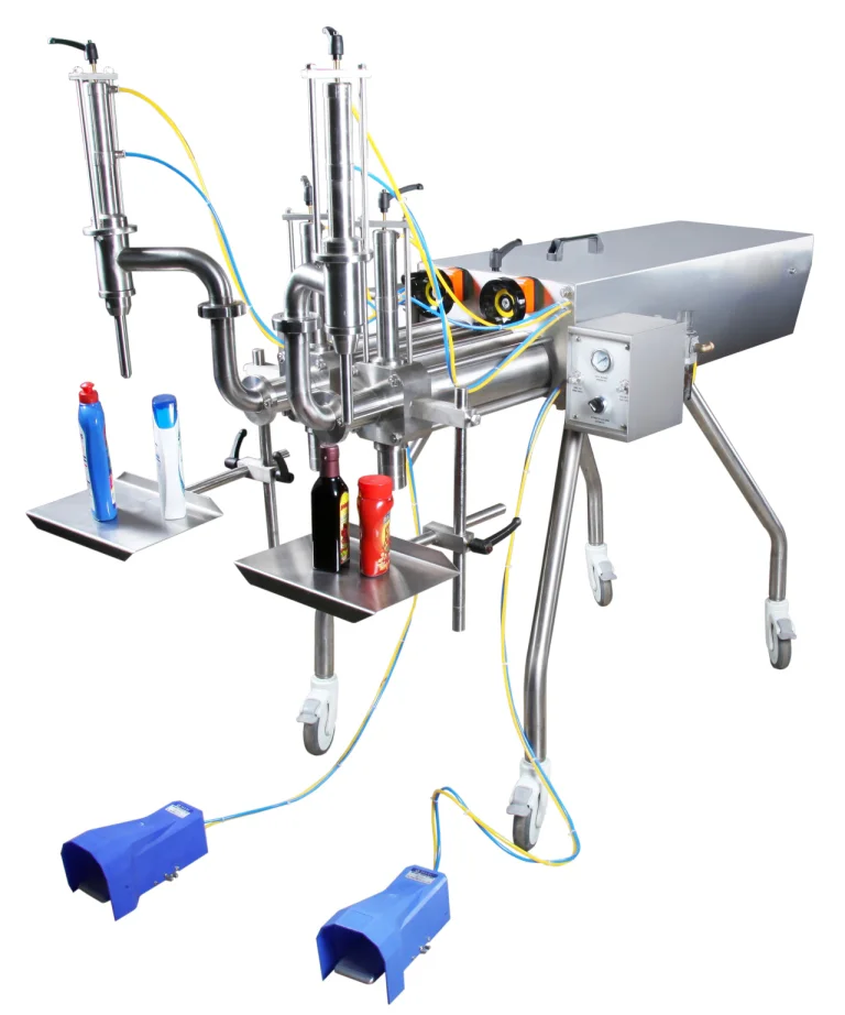 Semi-Automatic Double Head Filling Machine (SSF-265) — Sabintech