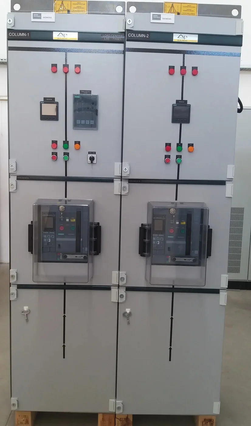 Withdrawable and Fixed-Type MCC Panels — Delta Proses Otomasyon