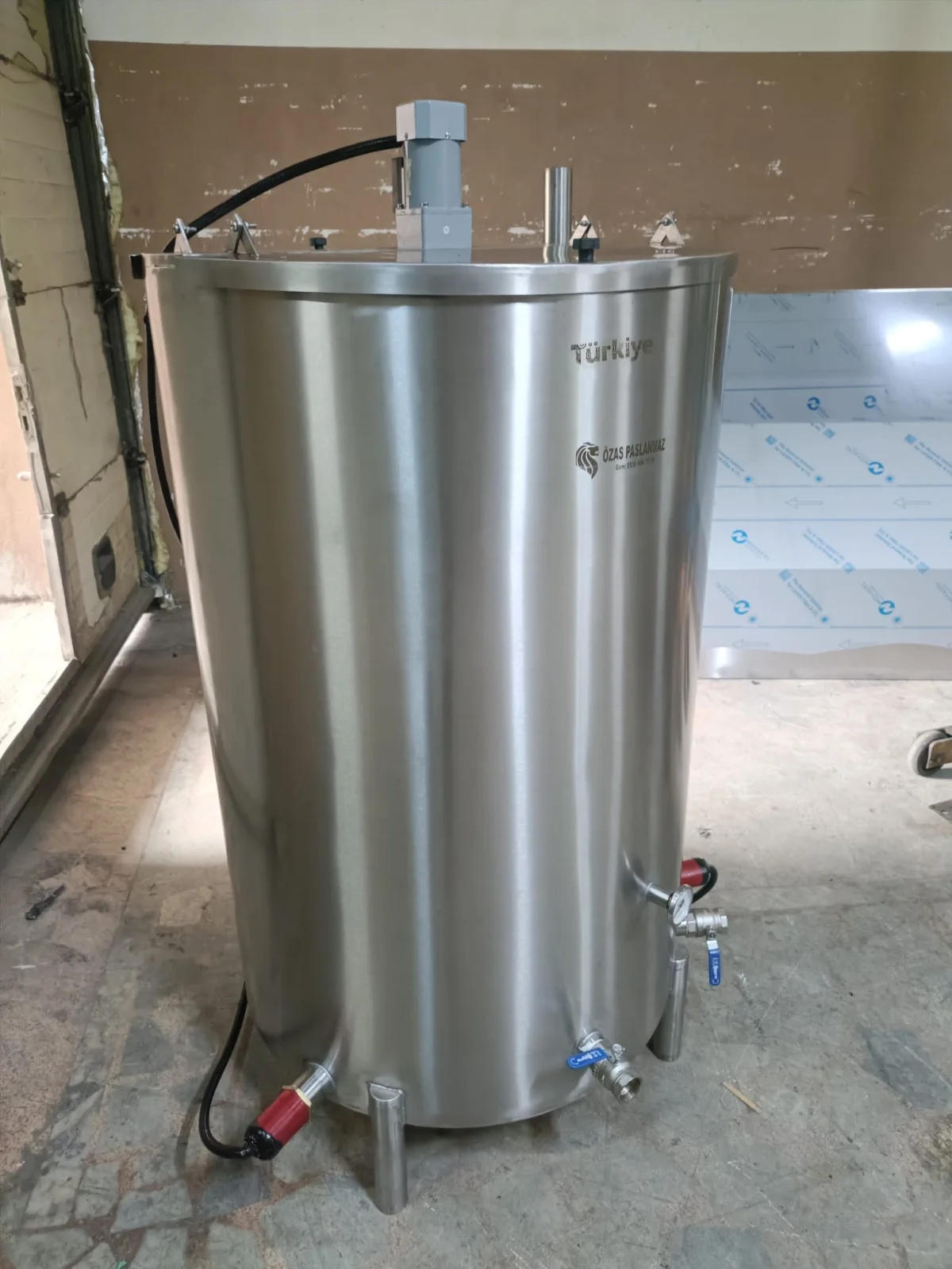 Milk Boiling Tank — Özas Paslanmaz Makina