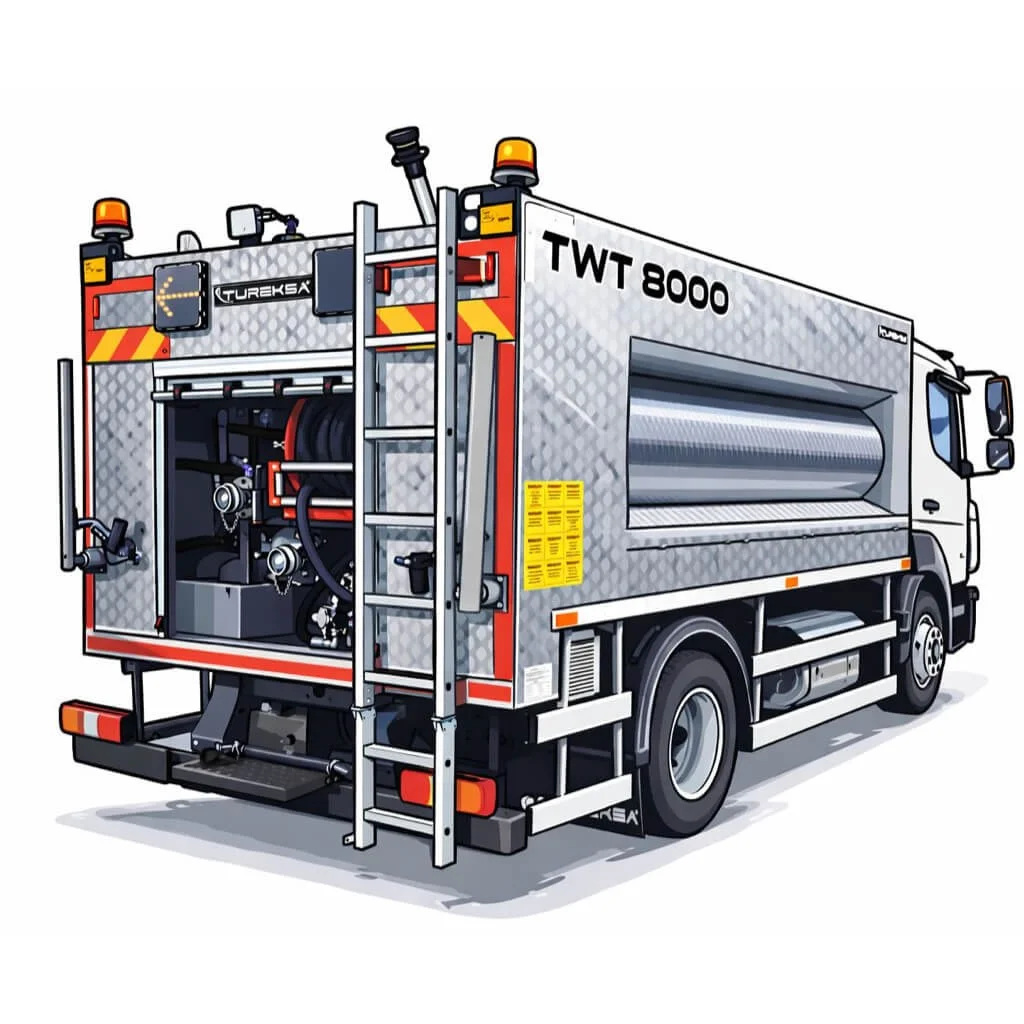 Watering Tanker — Tureksa Araç Üstü Ekipman Mak. Proj. İmlt. San. Tic. A.Ş.