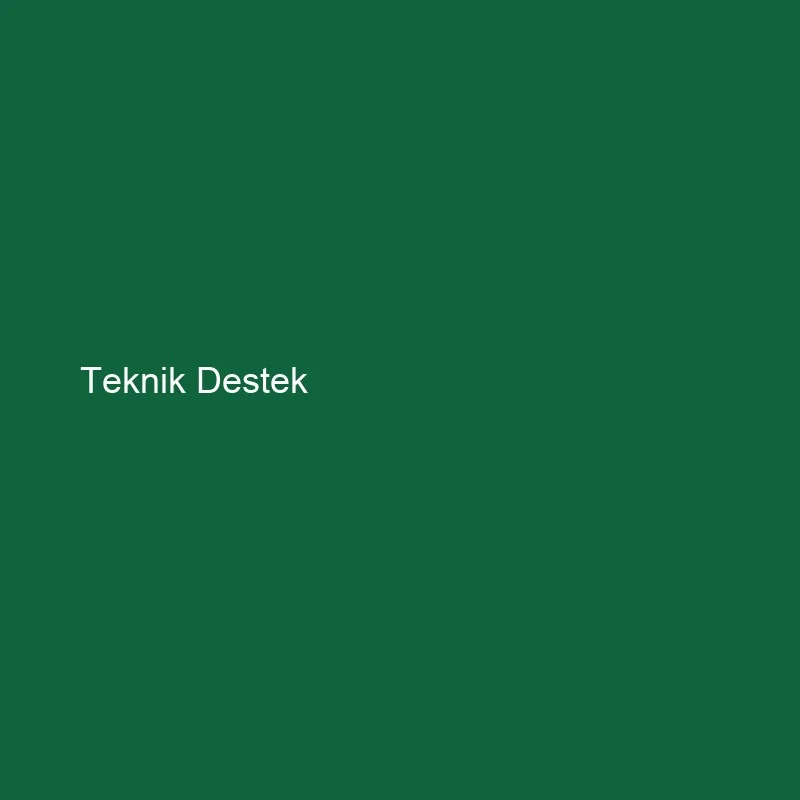 Technical Support — Platin Kimya Mümessillik ve Dış Ticaret A.Ş.