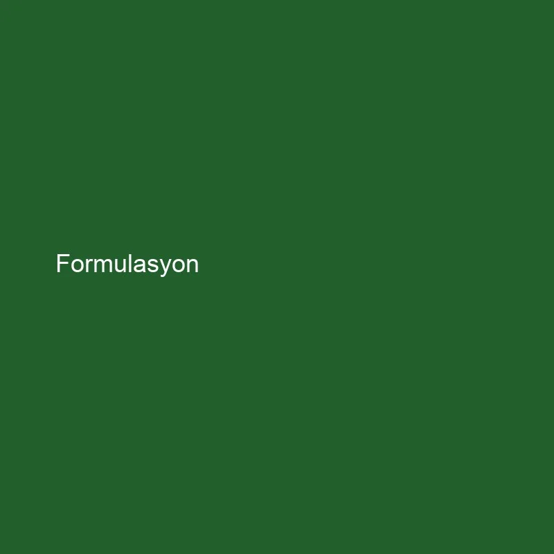 Custom Formulation — Platin Kimya Mümessillik ve Dış Ticaret A.Ş.