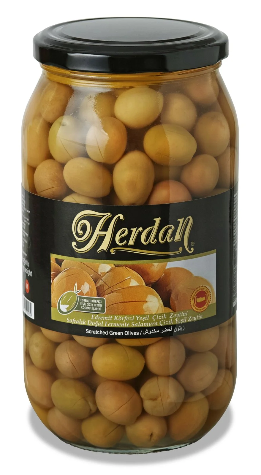 Scratched Green Olives — Herdan Yağ
