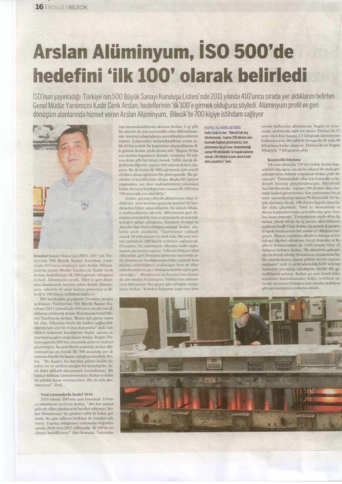 Aluminium Manufacturing Service — Arslan Alüminyum A.Ş.