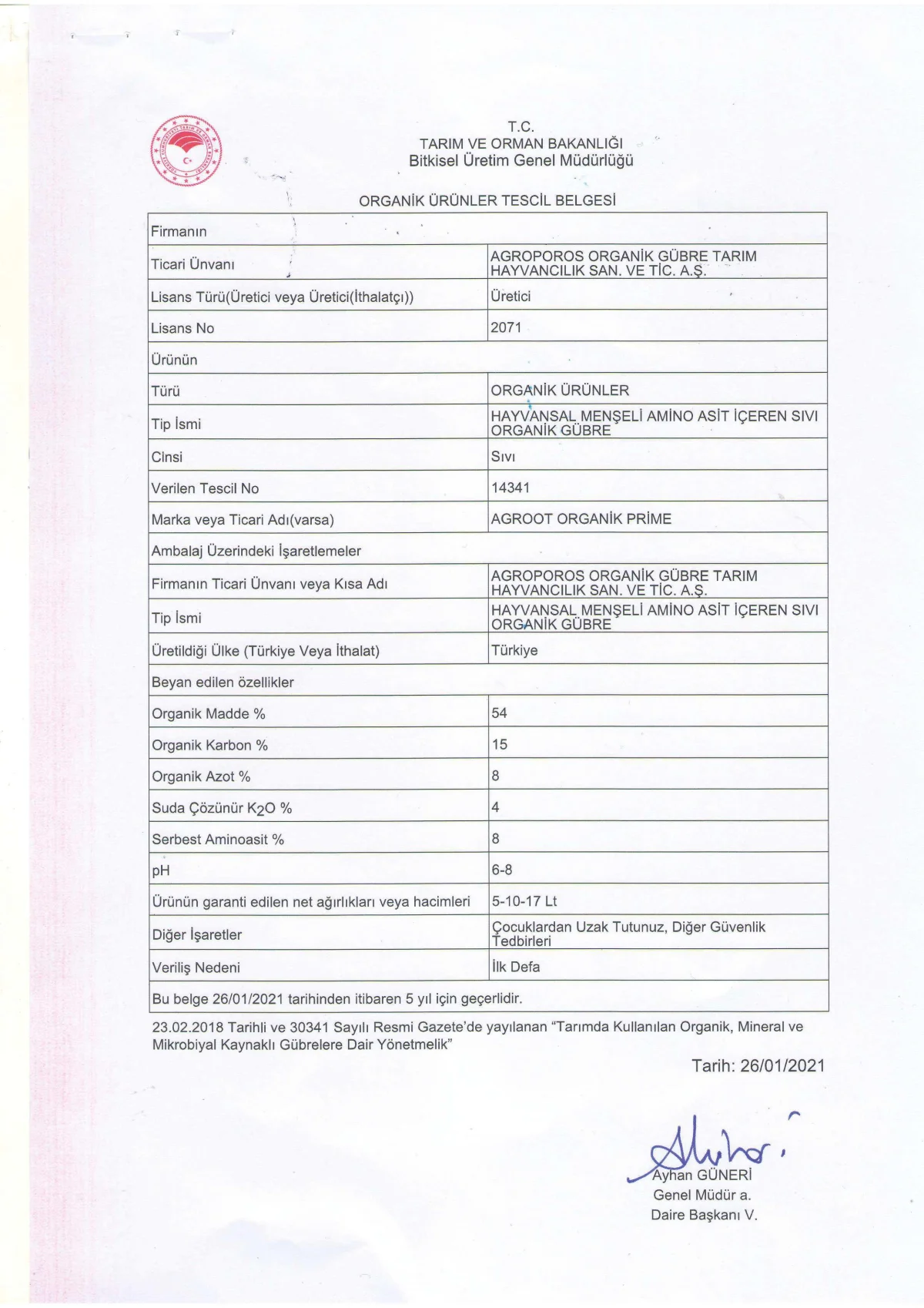 Amino Acid Fertilizer Production — Agroporos