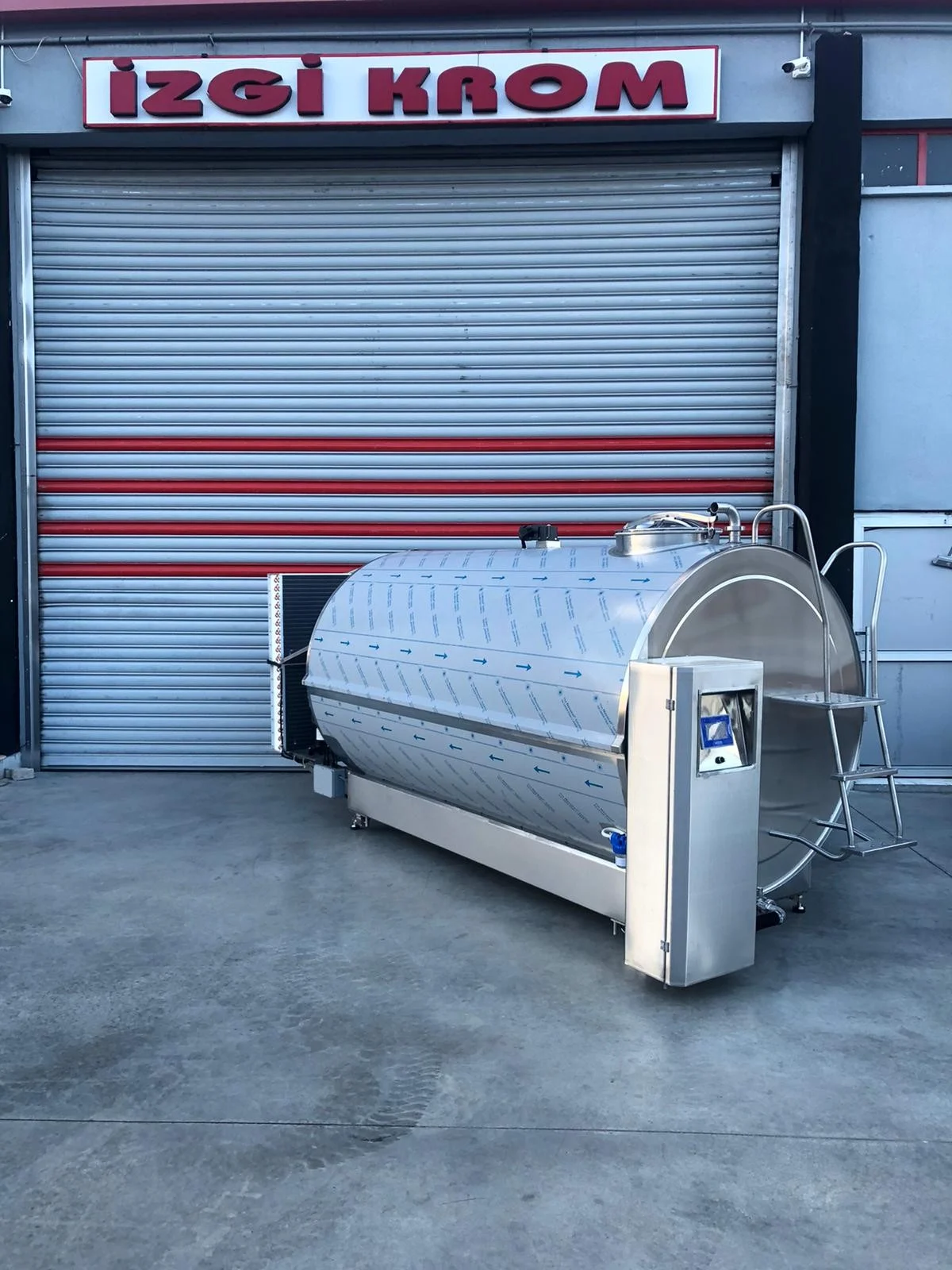 Süt Taşıma Tankı — İzgi Krom Makina Sanayi ve Ticaret Ltd. Şti.