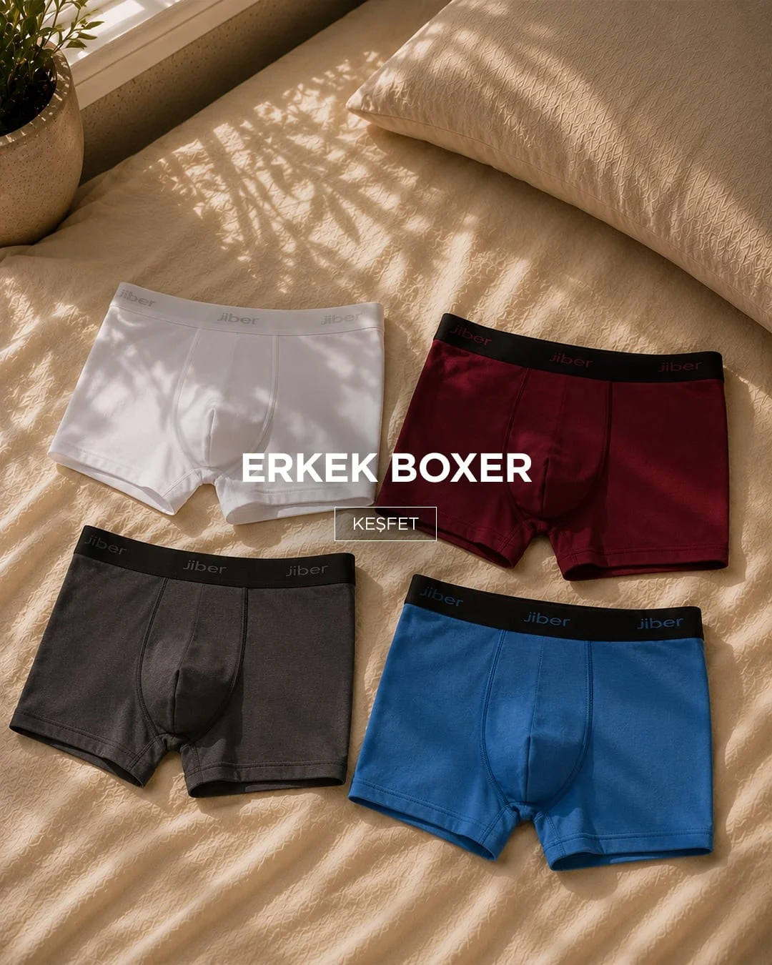 Men Boxer Briefs — Jiber (bistex Tekstil)