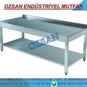 Paslanmaz Çalışma Tezgâhı — Özsan Endüstriyel Mutfak