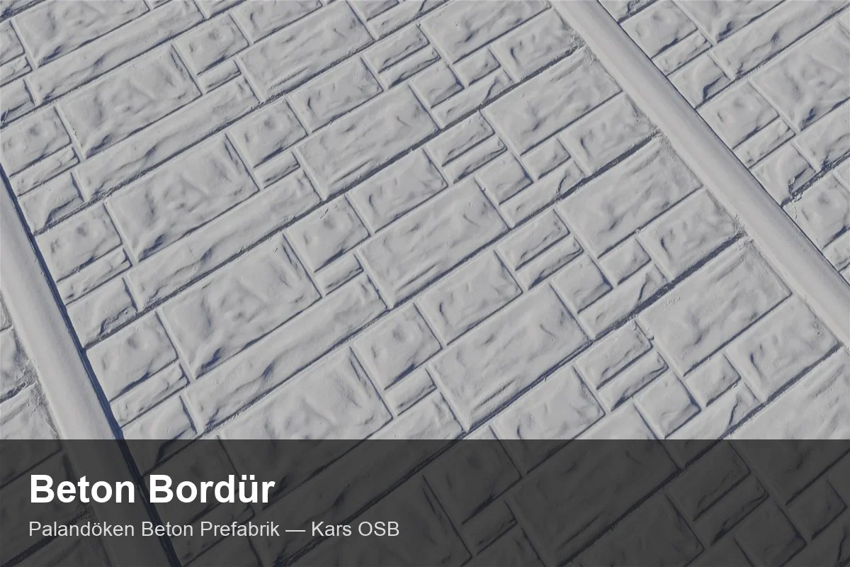 Beton Bordür — Palandöken Beton Prefabrik