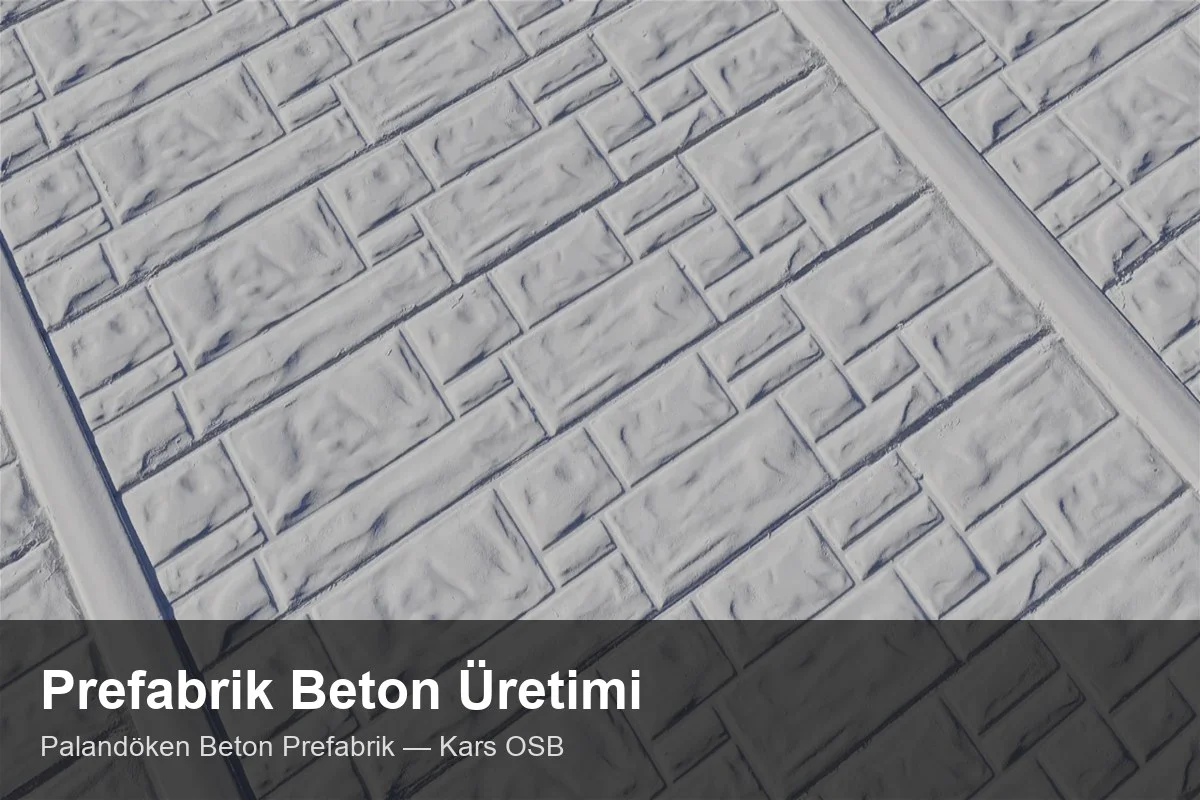 Prefabrik Beton Üretimi — Palandöken Beton Prefabrik