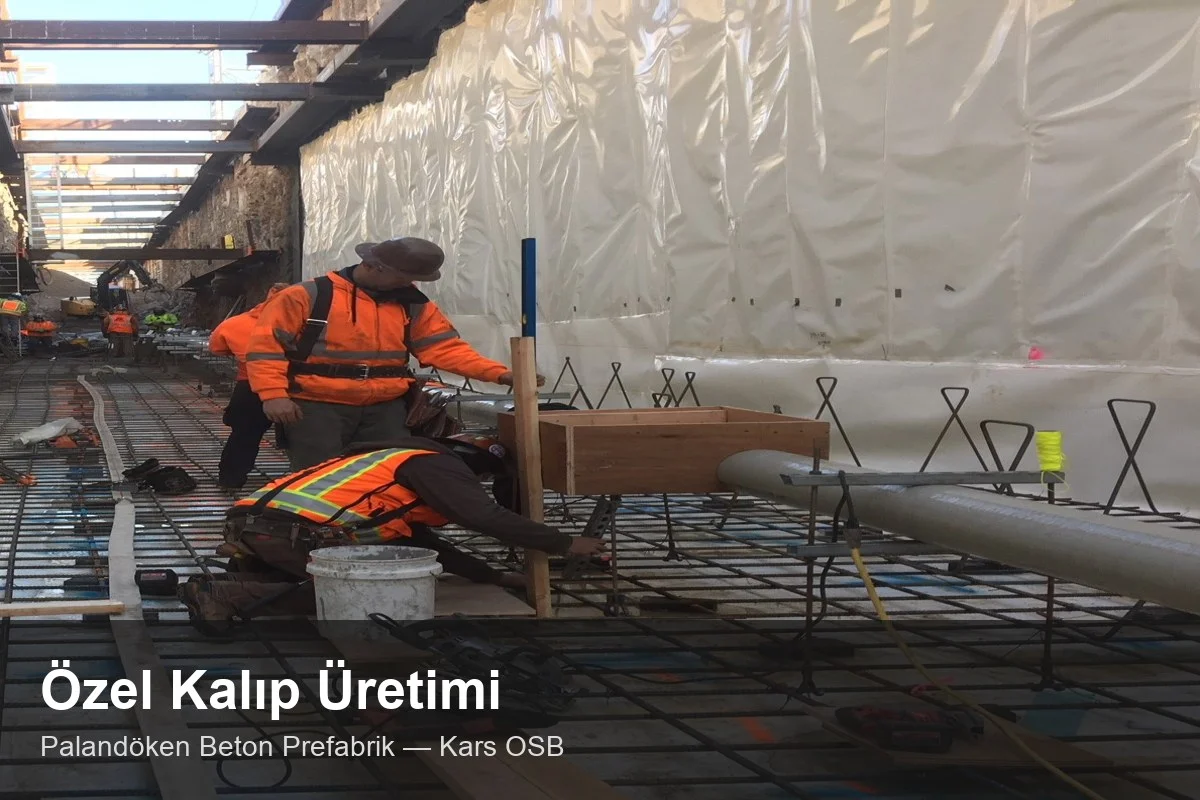 Özel Beton Kalıp — Palandöken Beton Prefabrik